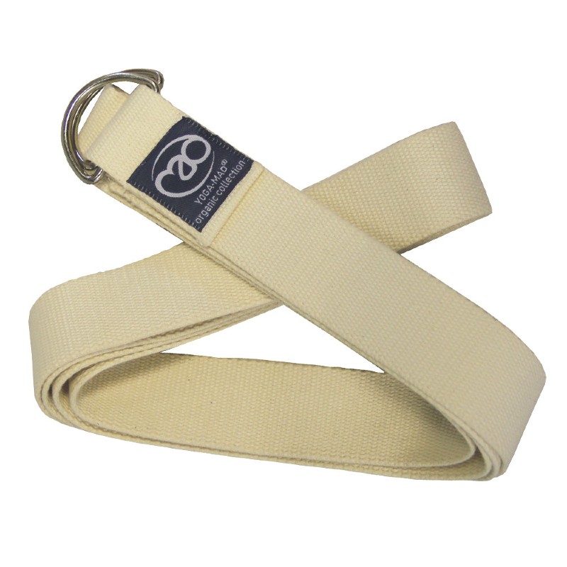 Yoga-Mad Organic Cotton Yoga Strap Belt